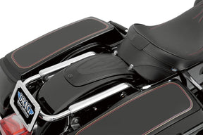Drag Specialties Seats Fender Skin Flame Stitch 3 FENDER DRESS-UP PARTS Drag Specialties