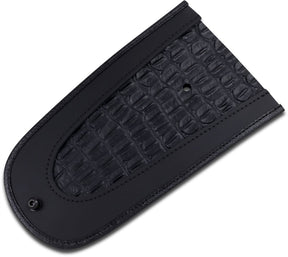 Drag Specialties Seats Fender Protector Fender Skins Rear Gator Leather Black Fenders Dress Up Parts Drag Specialties Seats