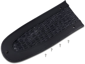 Drag Specialties Seats Fender Skin, Embossed Faux Gator Leather Center 33,5 cm (13-1/4") - 05-17 Softail Fenders Dress Up Parts Drag Specialties