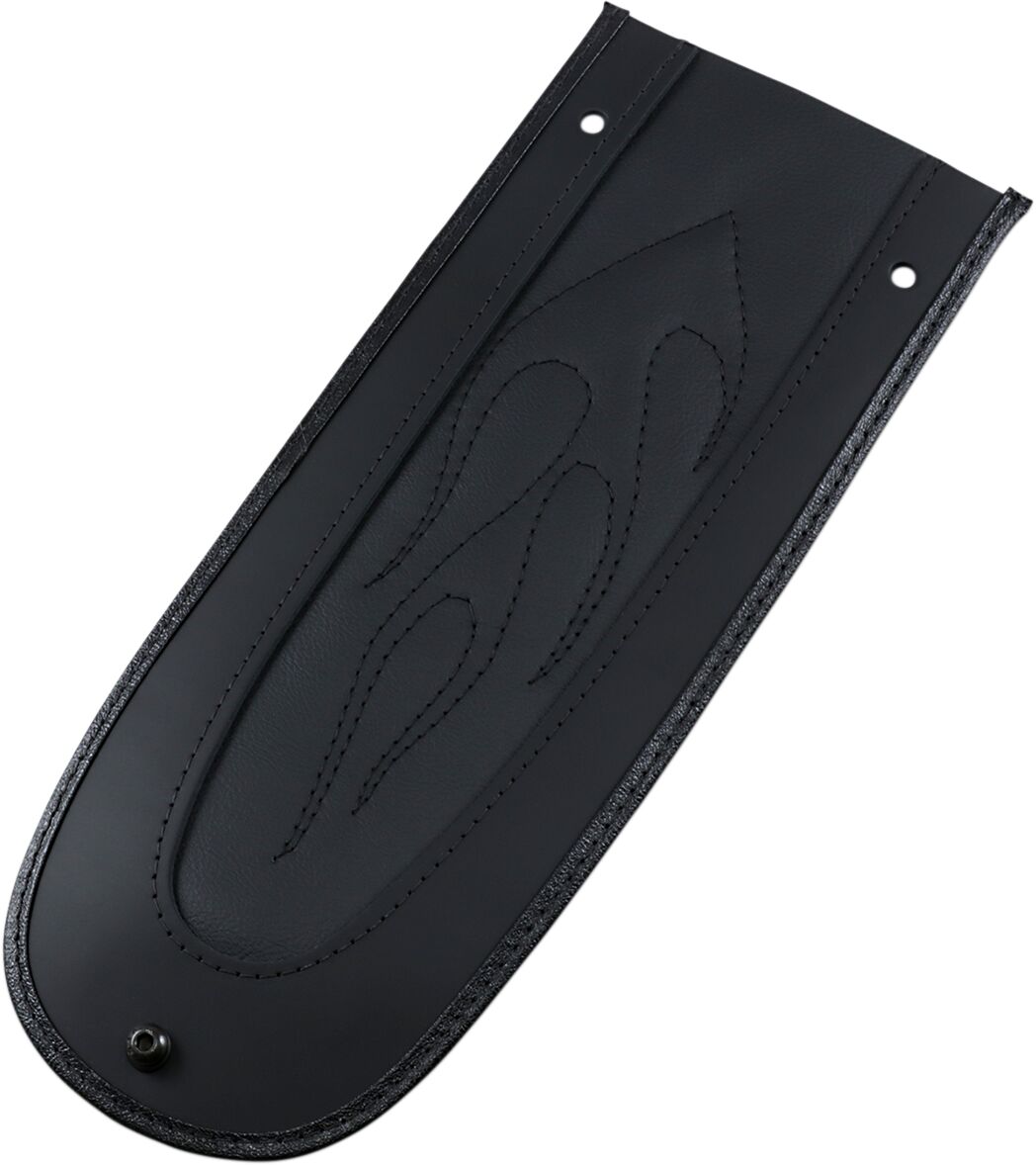 Drag Specialties Seats Fender Skin, Flame Stitched Automotive-Grade Vinyl Center 33,5 cm (13-1/4") - 05-17 Softail Fenders Dress Up Parts Drag Specialties
