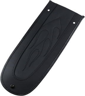 Drag Specialties Seats Fender Skin, Flame Stitched Automotive-Grade Vinyl Center 33,5 cm (13-1/4") - 05-17 Softail Fenders Dress Up Parts Drag Specialties