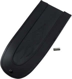 Drag Specialties Seats Skin Fndr Flame 18 19 St FENDER DRESS-UP PARTS Drag Specialties