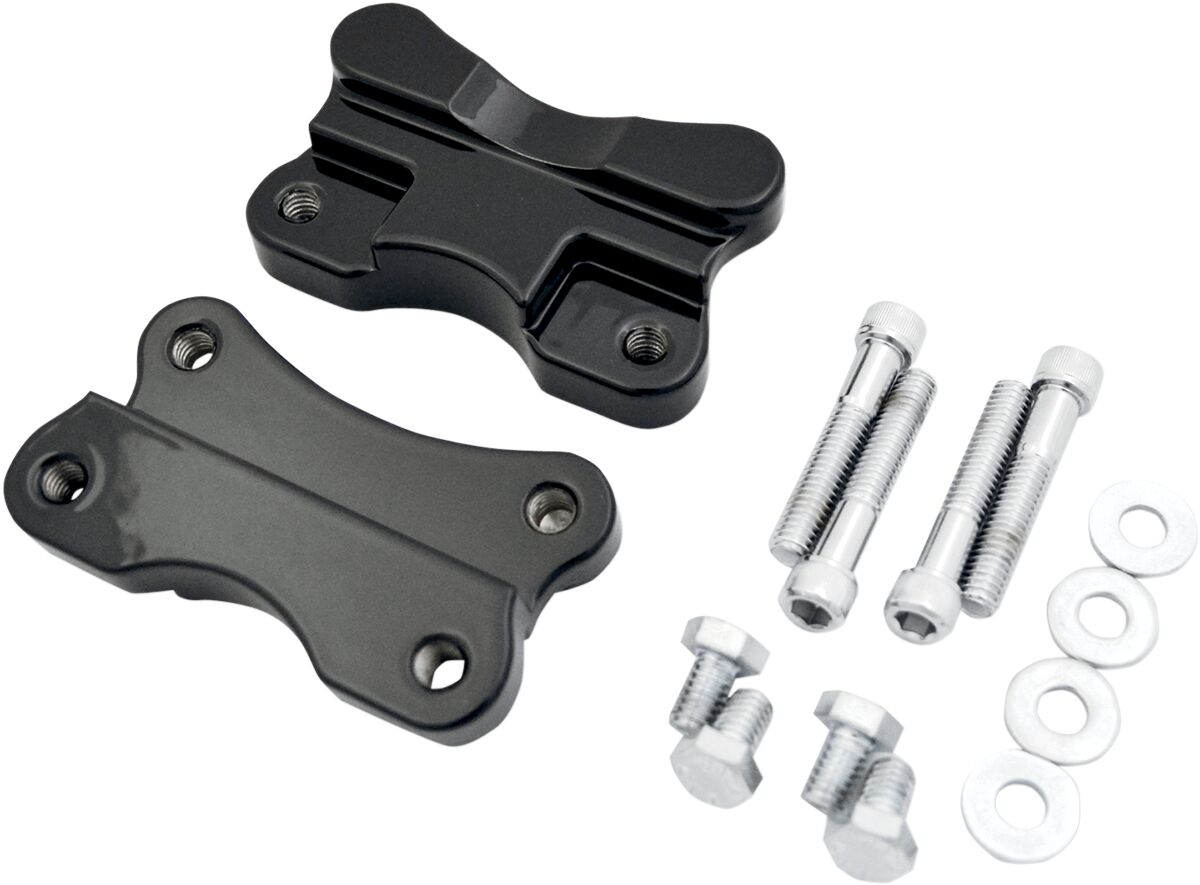 Drag Specialties Fender Adaptr 21 Flst Bk FENDER MOUNTING PARTS Drag Specialties