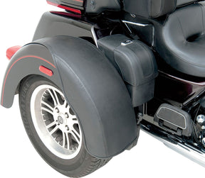 Saddlemen Tattoo Rear Fender Bra Set Black Harley Davidson Fender Rock Guards & Parts Saddlemen
