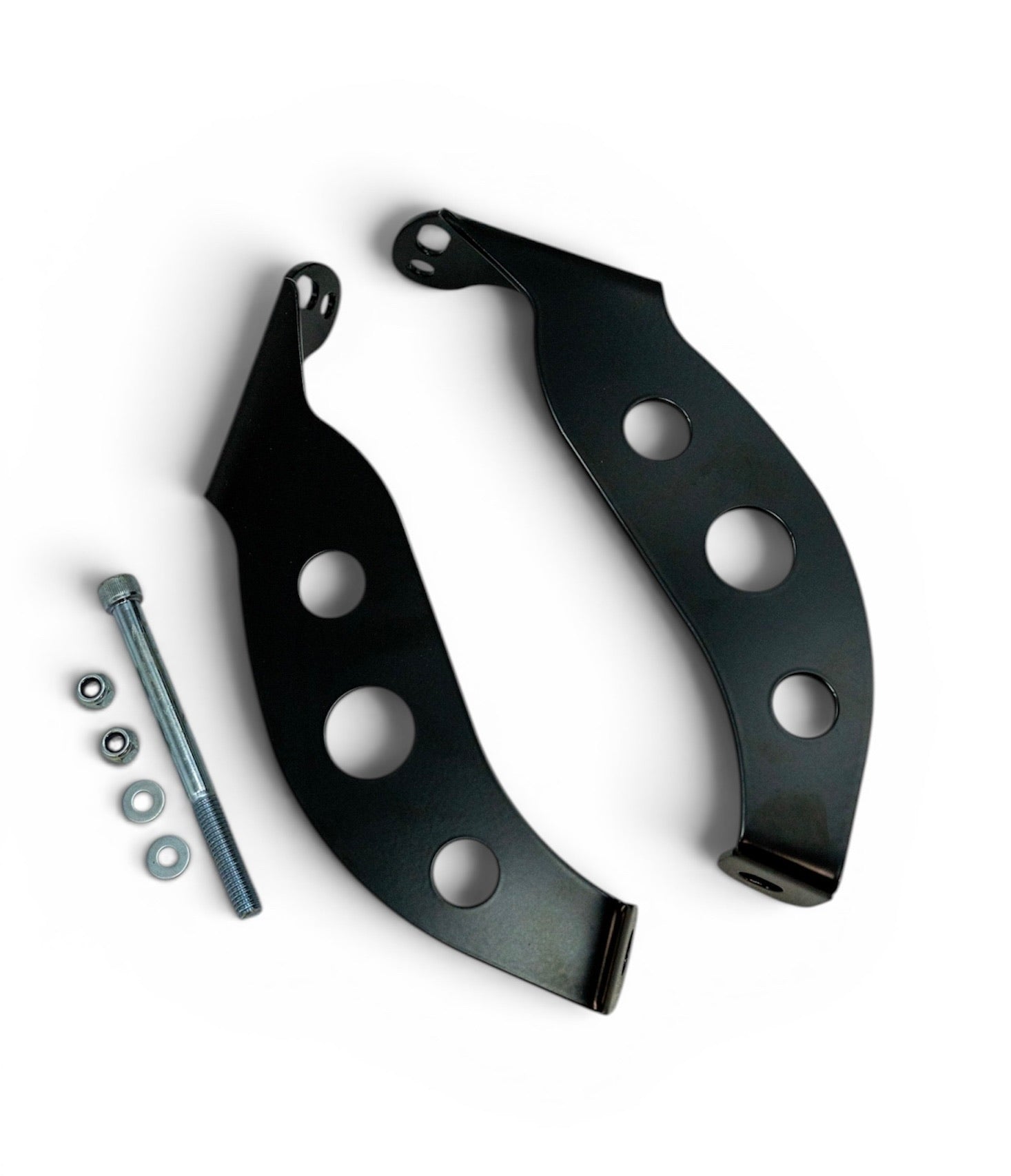 Bung King Fairing Support Bracket Kit, Gloss Black - 2022-2025 Low Rider ST Fairing Bracket Bung King