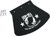 Drag Specialties Seats Mudflap Pow Mia Large FENDER MUD FLAPS + PARTS Drag Specialties Seats
