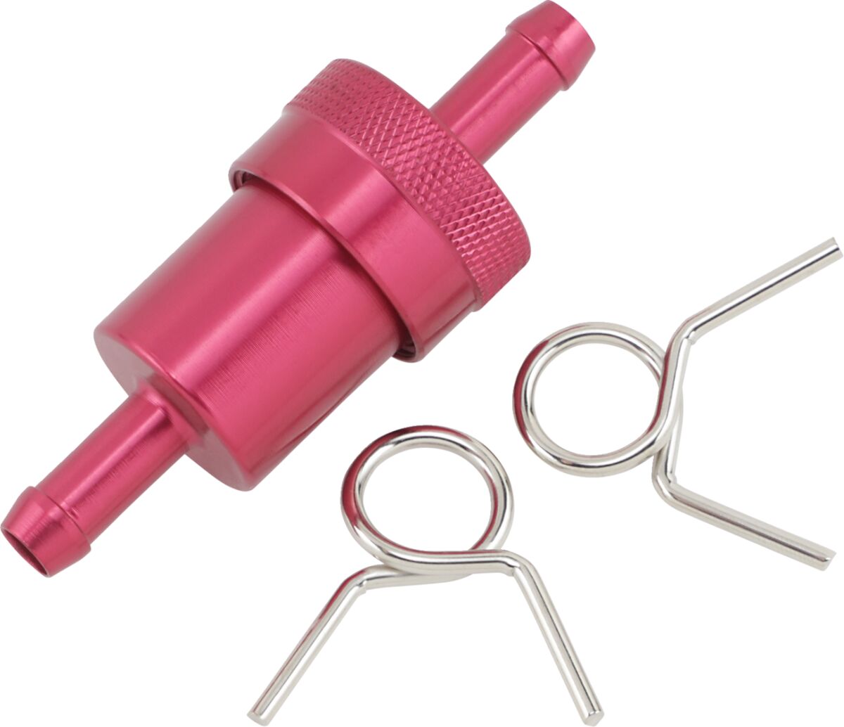 Emgo Fuel Filter Red 5/16 Fuel Filter Emgo