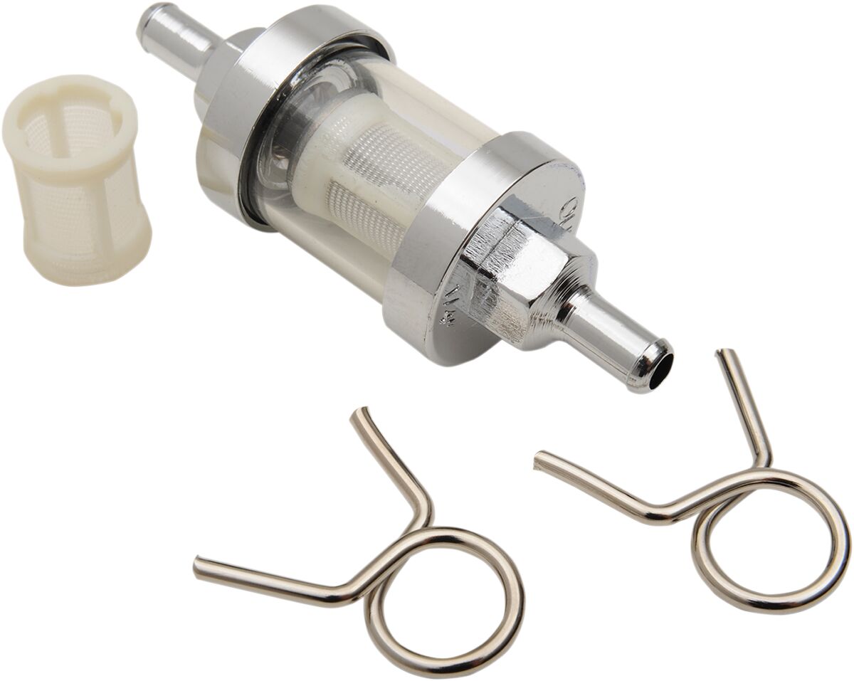 Emgo Fuel Filter 1/4 Glass Fuel Filter Emgo