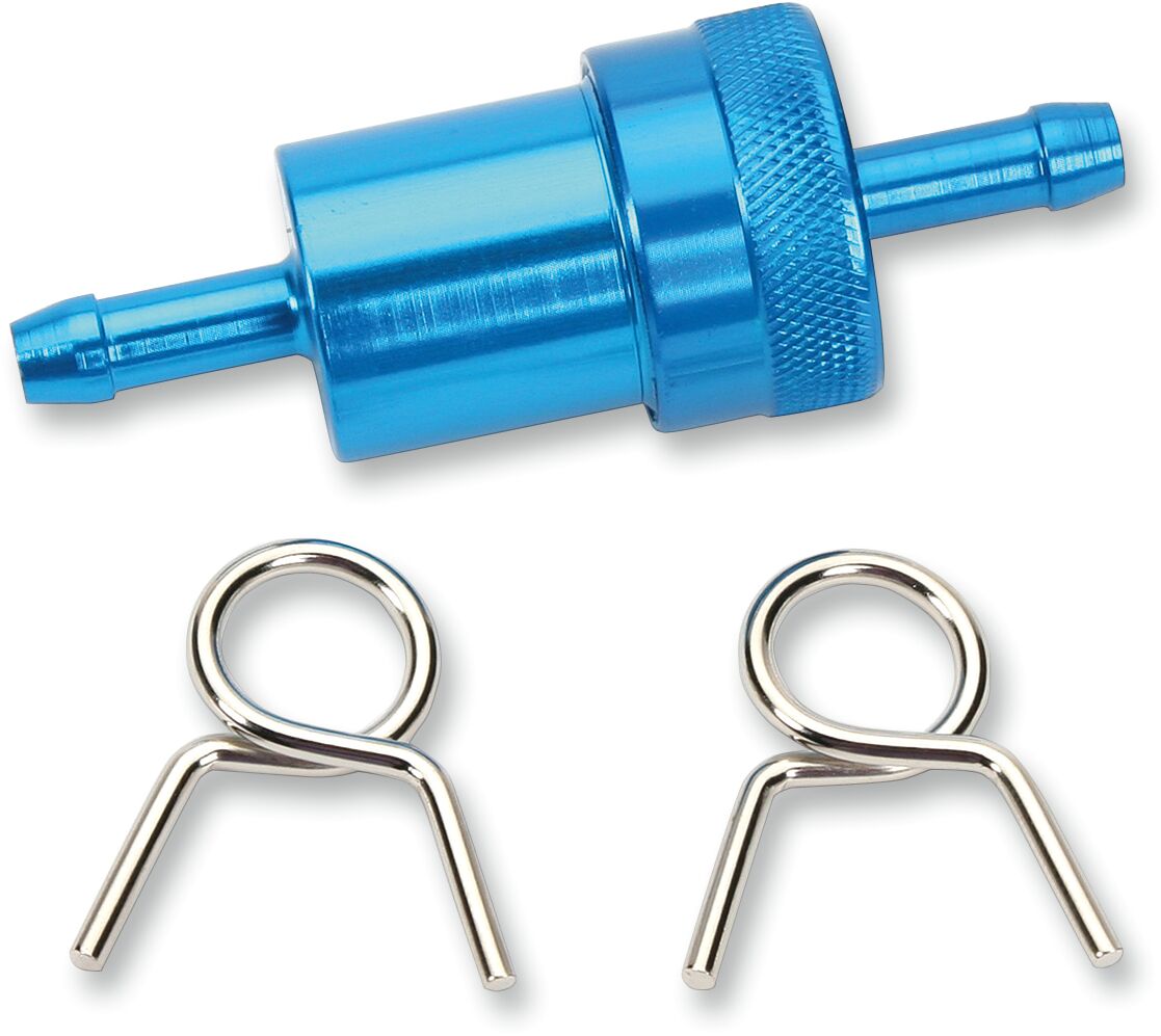 Emgo Fuel Filter Blue 1/4 Fuel Filter Emgo
