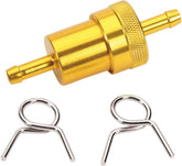 Emgo Fuel Filter Gold 1/4 Fuel Filter Emgo