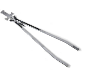 Cycle Visions 30 Daggertude Stick Wide SISSY BARS - MOTORCYCLE Cycle Visions