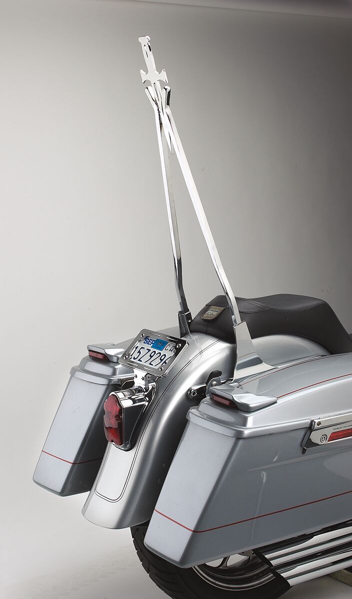 Cycle Visions 30 Daggertude Stick Nar SISSY BARS - MOTORCYCLE Cycle Visions