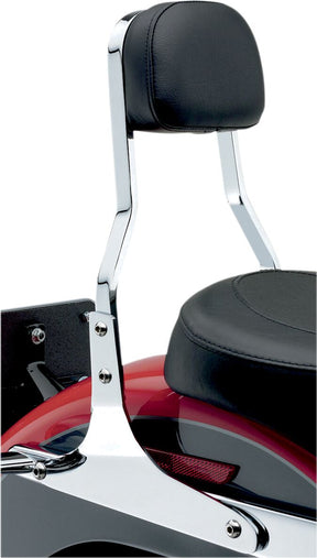Cobra Short Square Sissy Bar Chrome With Pad Hd Sissy Bars Cobra