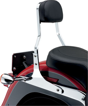 Cobra Short Square Sissy Bar Chrome With Pad Hd Sissy Bars Cobra