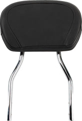 Cobra Short Round Sissy Bar Chrome With Pad Hd Sissy Bars Cobra