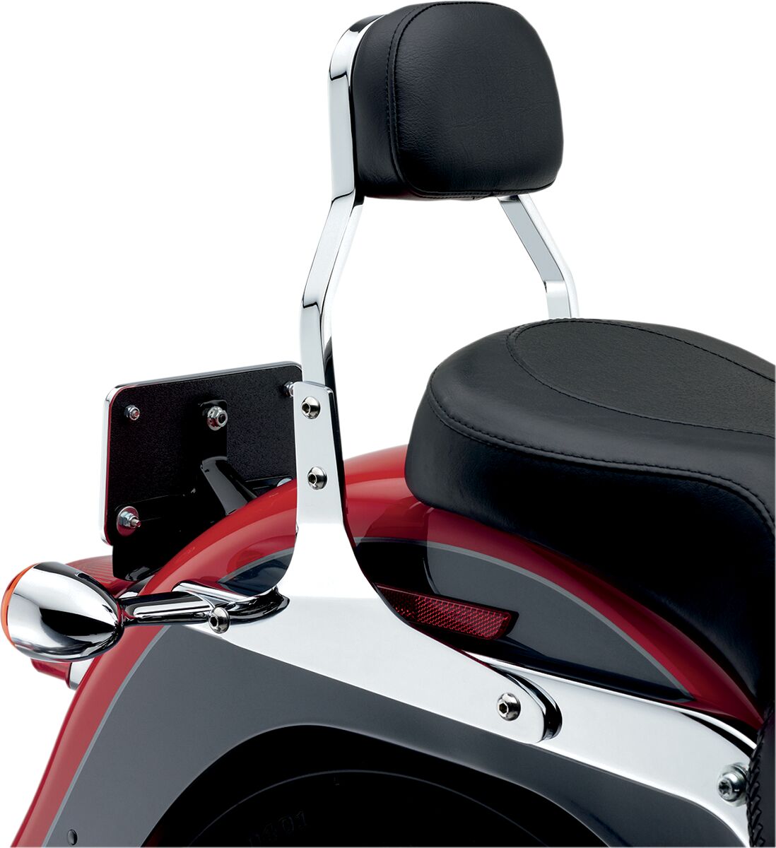 Cobra Mini Square Sissy Bar Chrome With Pad Hd Sissy Bars Cobra