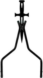 Cycle Visions Sissybar 18 Daggtd Fxst Bk SISSY BARS - MOTORCYCLE Cycle Visions
