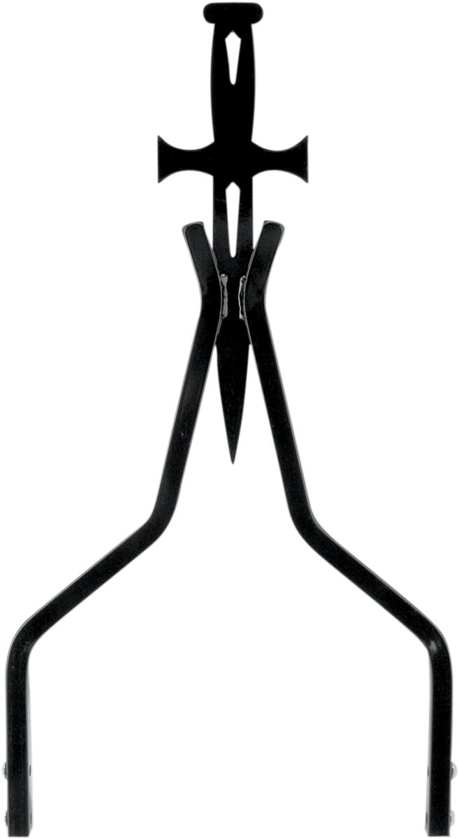 Cycle Visions Sissybar 18 Daggtd Fxst Bk SISSY BARS - MOTORCYCLE Cycle Visions