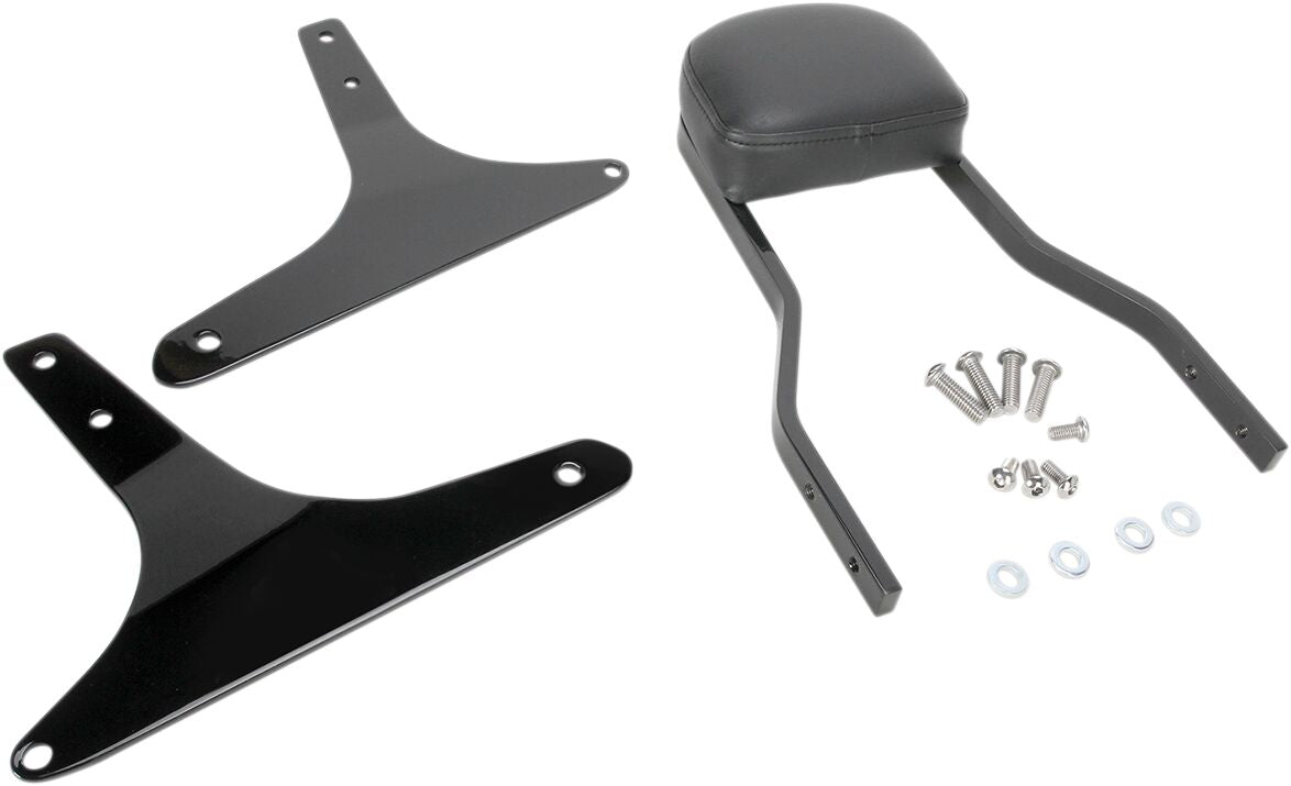 Cobra 14" Short Square Sissy Bar Black Hd Sissy Bars Cobra