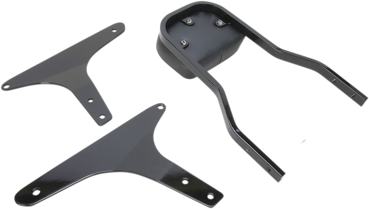 Cobra 14" Short Square Sissy Bar Black Hd Sissy Bars Cobra