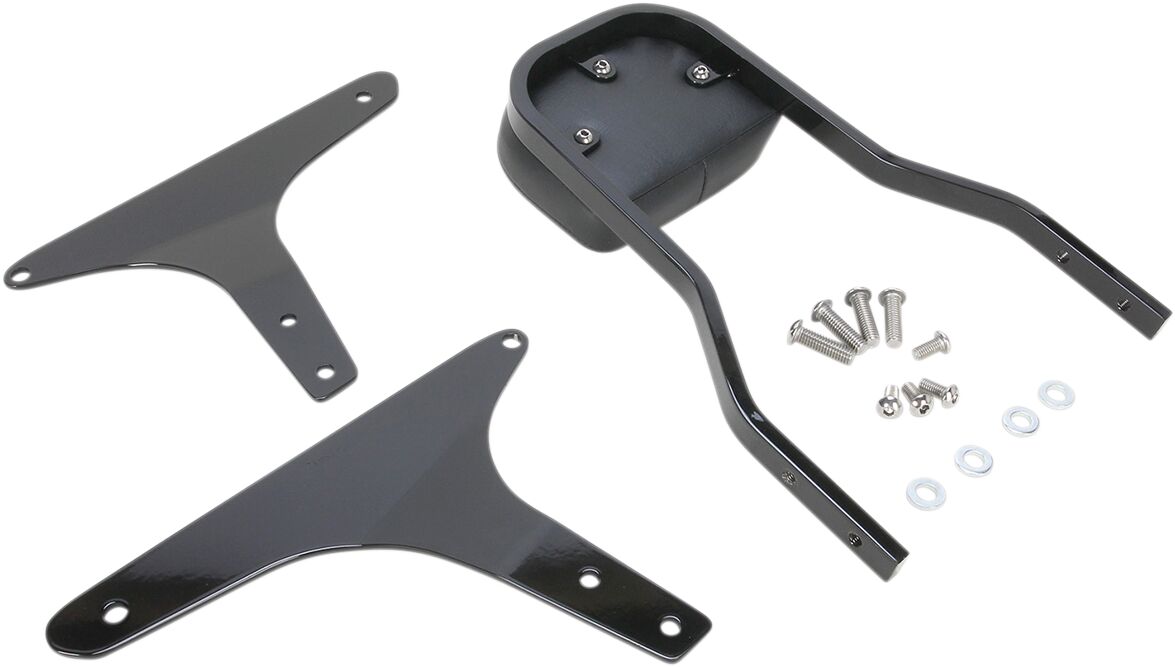 Cobra 14" Short Square Sissy Bar Black Hd Sissy Bars Cobra