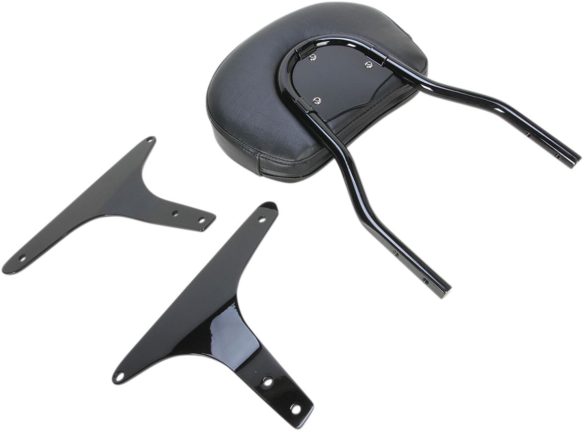 Cobra 12" Short Round Sissy Bar Black Hd Sissy Bars Cobra