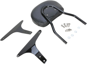 Cobra 12" Short Round Sissy Bar Black Hd Sissy Bars Cobra