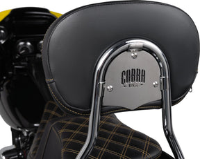 Cobra Backrest Detachable Chrome Sissy Bars Cobra