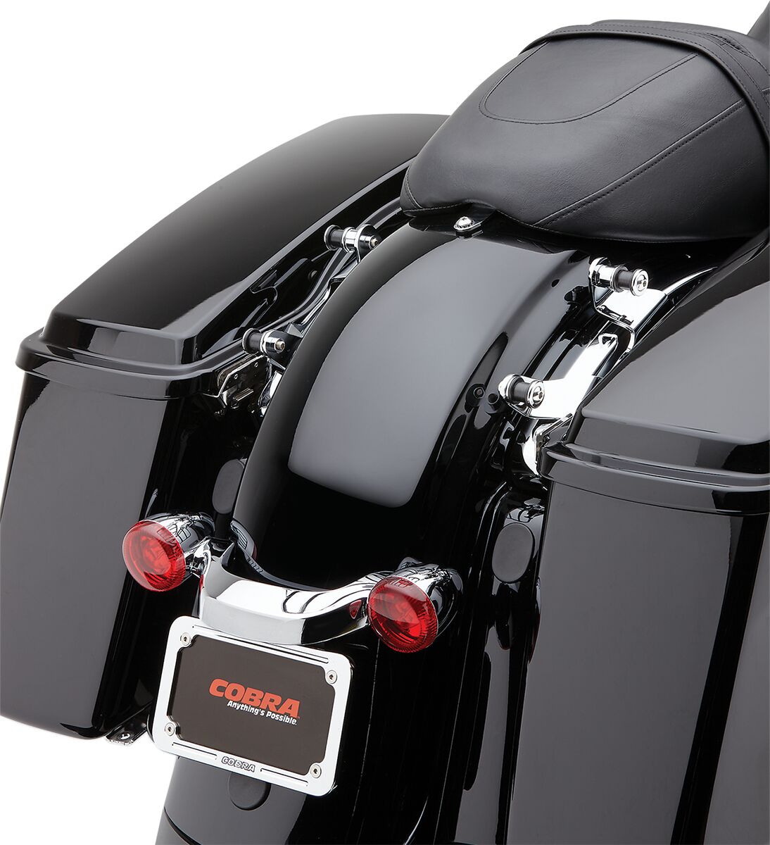 Cobra Mounting Kit Detachable Chrome Sissy Bars Cobra