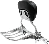 Rivco Products Luggage Rack Backrest Quick Detach Chrome Sissy Bars Rivco Products Default Title