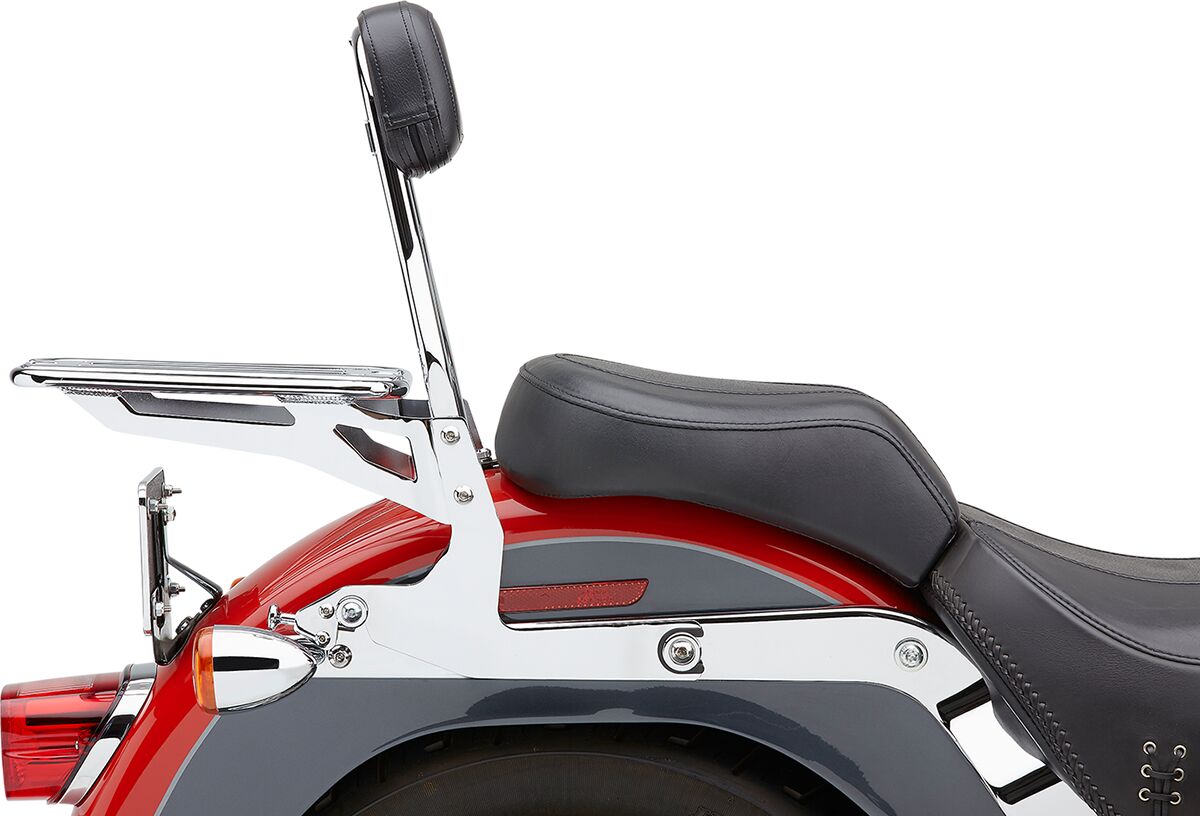 Cobra Backrest Detachable Quick Chrome Sissy Bars Cobra