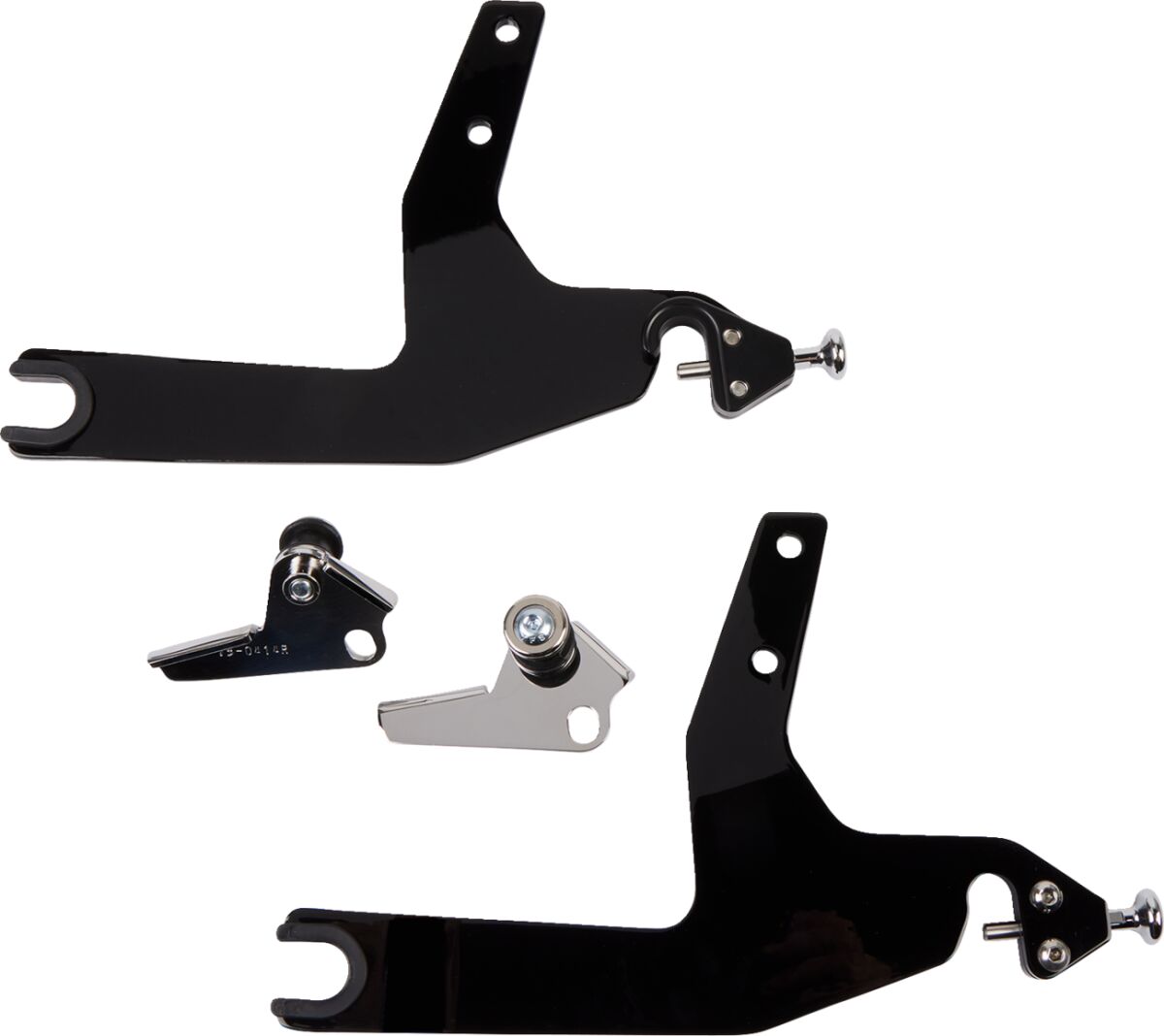 Cobra Backrest Detch Blk Sftl SISSY BARS - MOTORCYCLE Cobra