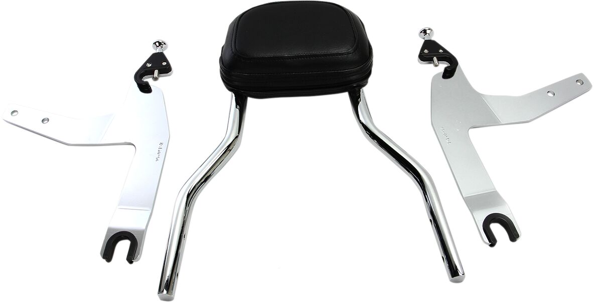 Cobra Backrest Detachable Quick Chrome Sissy Bars Cobra