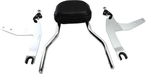 Cobra Backrest Detachable Quick Chrome Sissy Bars Cobra