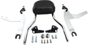 Cobra Backrest Detachable Quick Chrome Sissy Bars Cobra