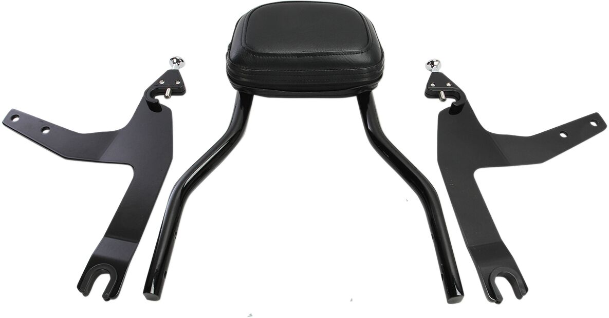 Cobra Backrest Detachable Quick Black Sissy Bars Cobra