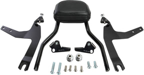 Cobra Backrest Detachable Quick Black Sissy Bars Cobra