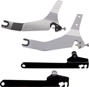 Cobra Backrest Detachable Quick Chrome Sissy Bars Cobra