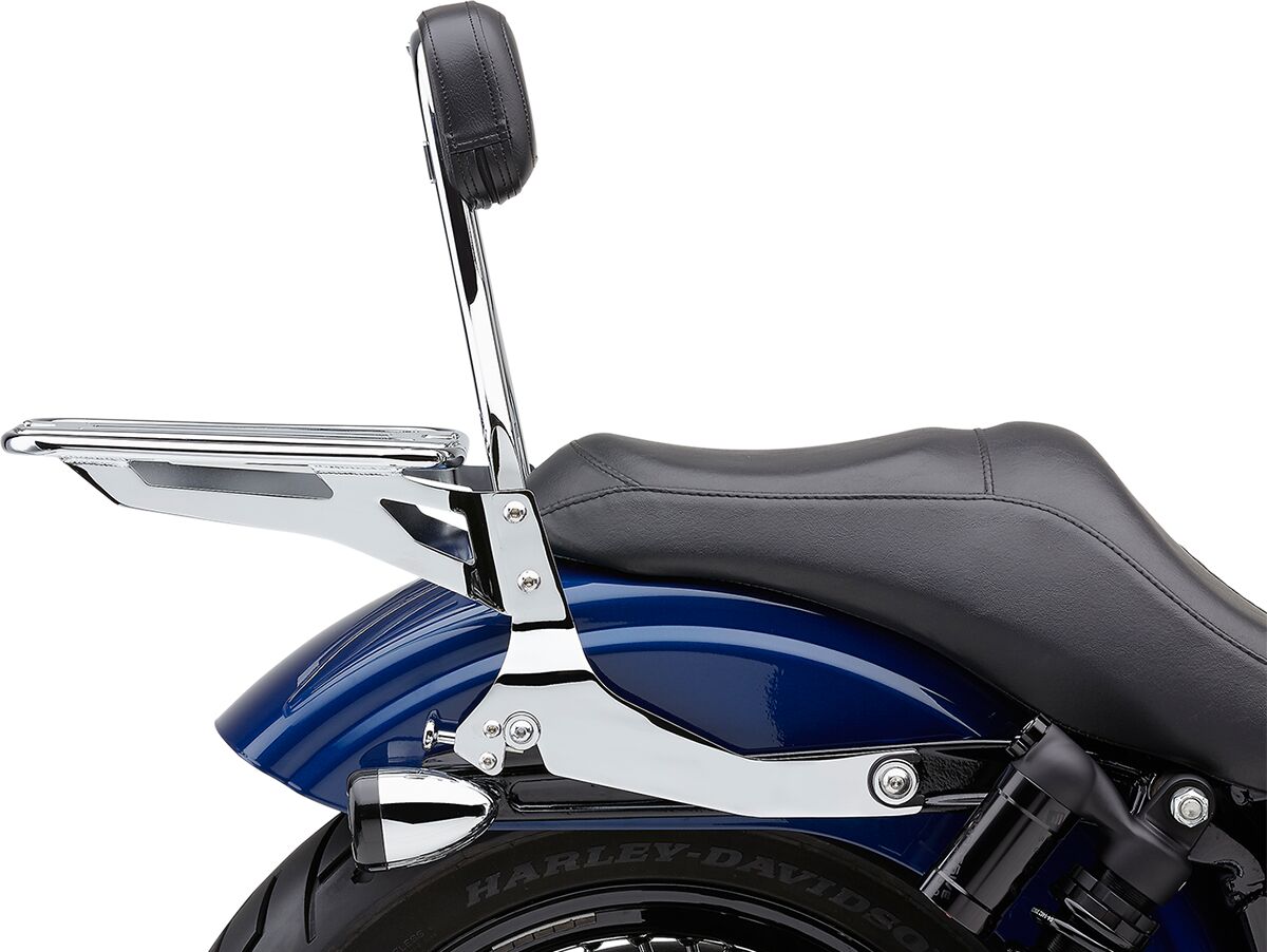 Cobra Backrest Detachable Quick Chrome Sissy Bars Cobra
