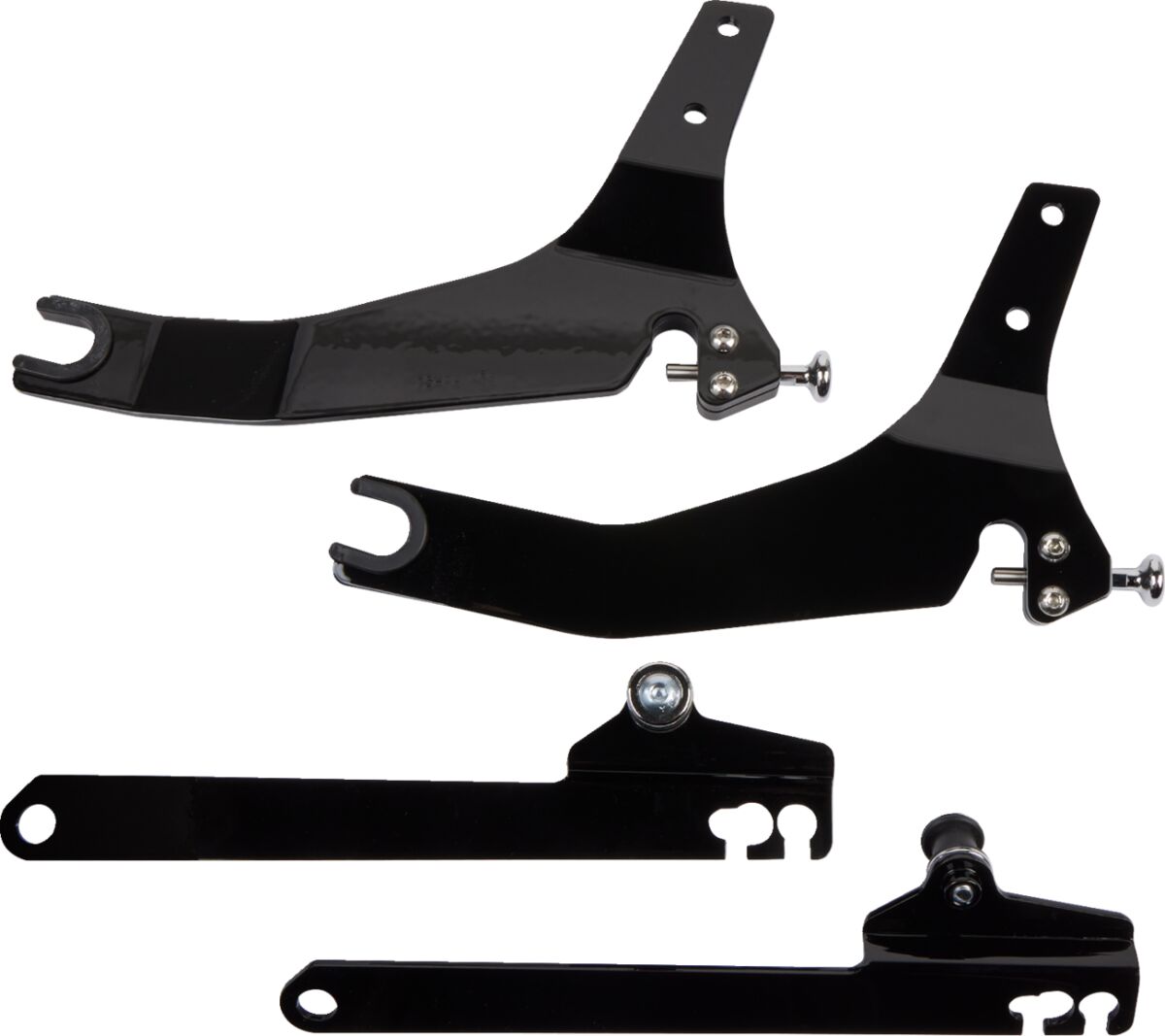 Cobra Backrest Detachable Quick Black Sissy Bars Cobra