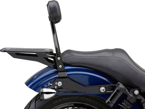 Cobra Backrest Detachable Quick Black Sissy Bars Cobra