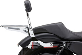 Cobra Backrest Detachable Quick Chrome Sissy Bars Cobra