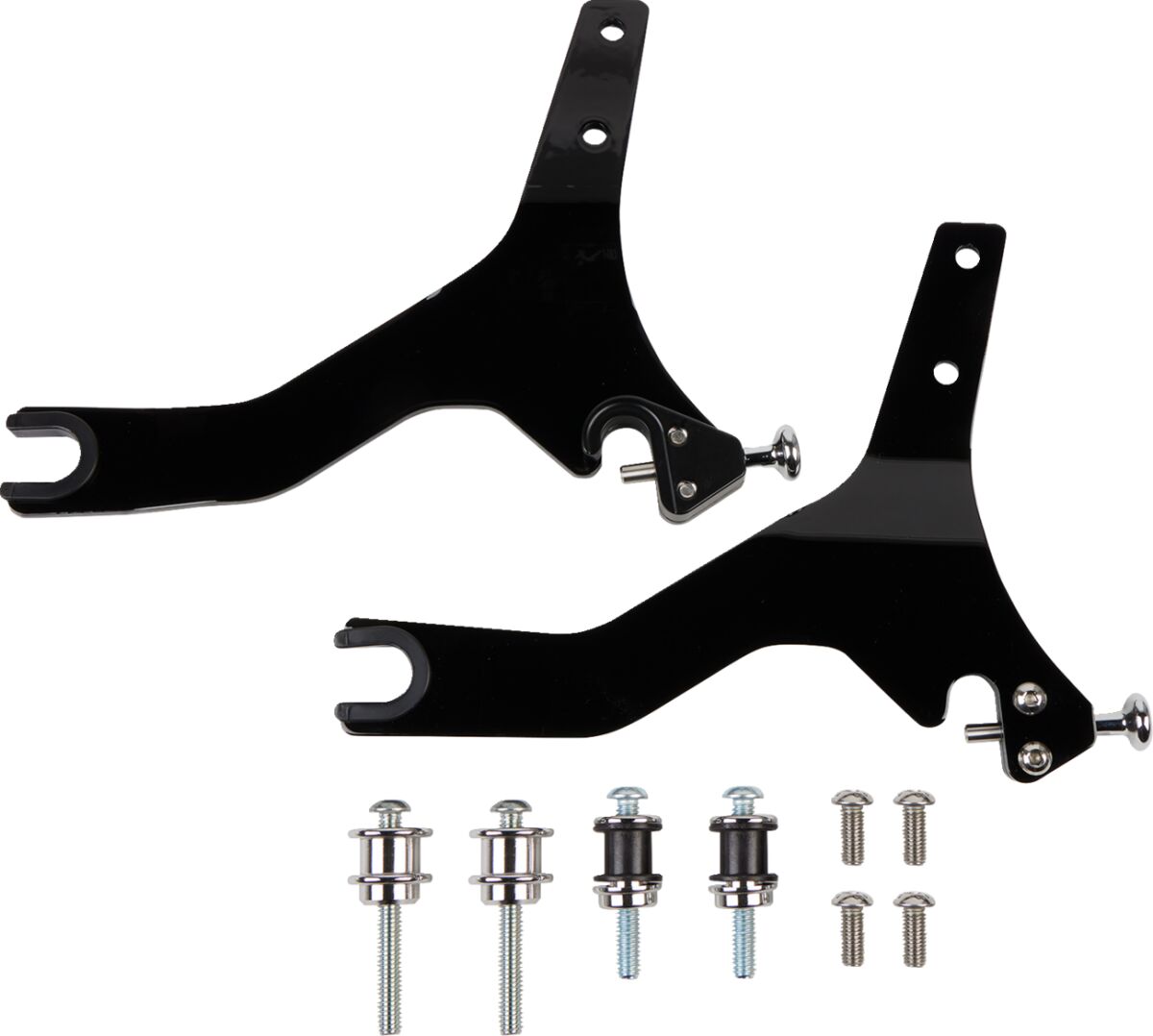 Cobra Backrest Detachable Quick Black Sissy Bars Cobra