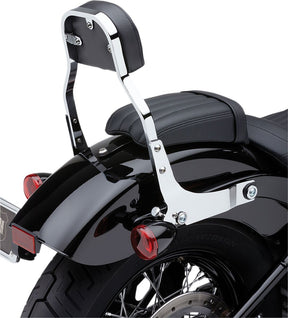 Cobra Backrest Detachable Mini Kit Chrome Sissy Bars Cobra