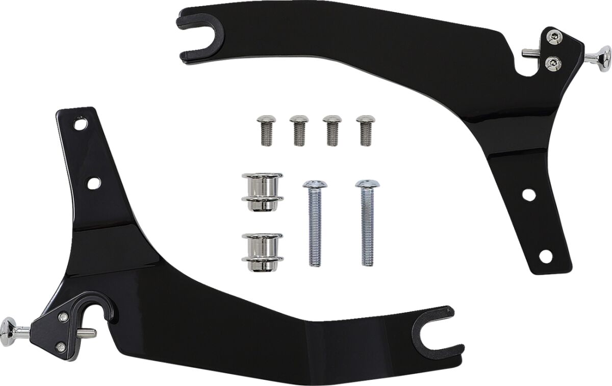 Cobra Backrest Detachable Mini Kit Black Sissy Bars Cobra