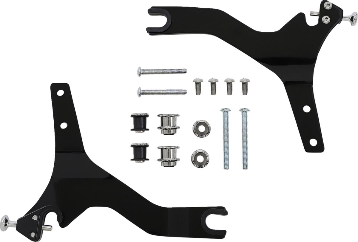 Cobra Backrest Detachable Mini Kit Black Sissy Bars Cobra