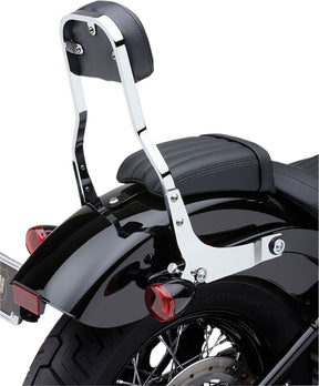 Cobra Backrest Det Shrt Chr Spt SISSY BARS - MOTORCYCLE Cobra