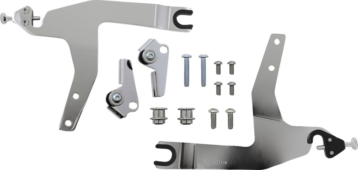 Cobra Backrest Det Shrt Chr Spt SISSY BARS - MOTORCYCLE Cobra