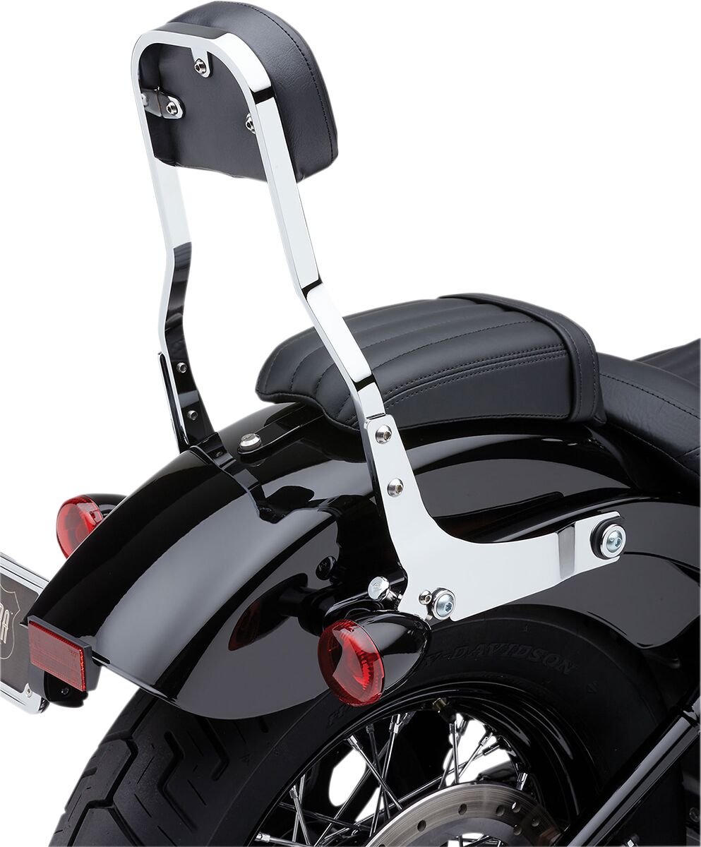 Cobra Backrest Detachable Mini Kit Chrome Sissy Bars Cobra