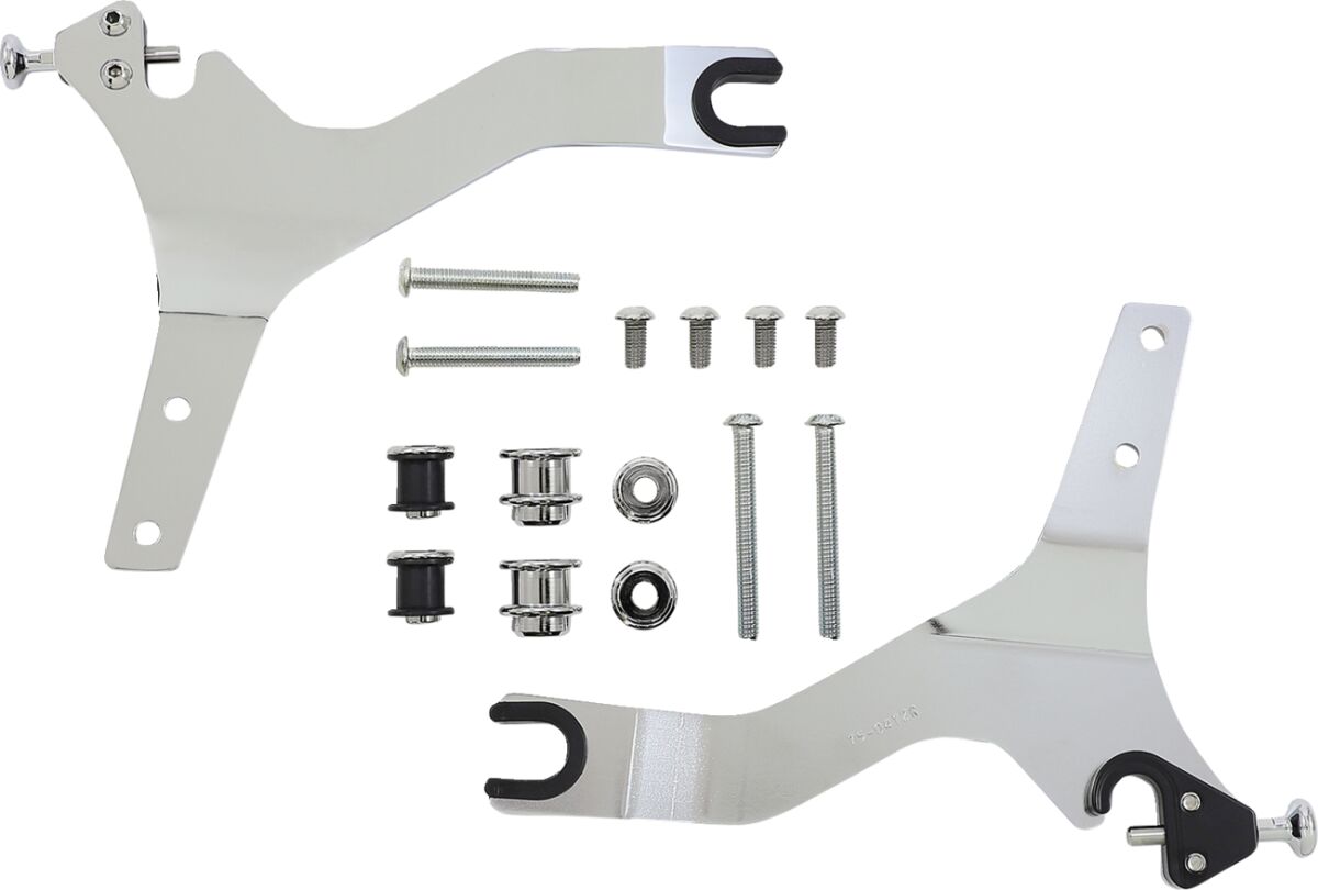 Cobra Backrest Detachable Mini Kit Chrome Sissy Bars Cobra